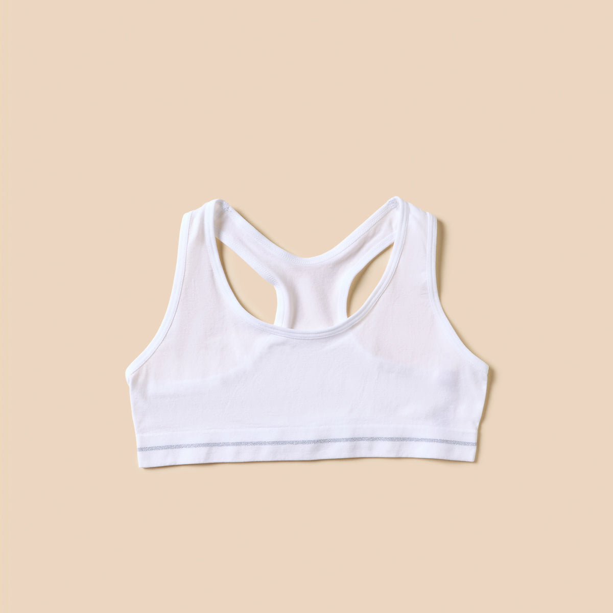 Pack of 2 - Racerback Seamless Sports Bra with Elasticised Band
