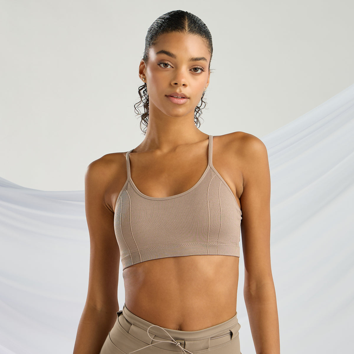 Pack of 2 - Ribbed Seamless Sports Bra