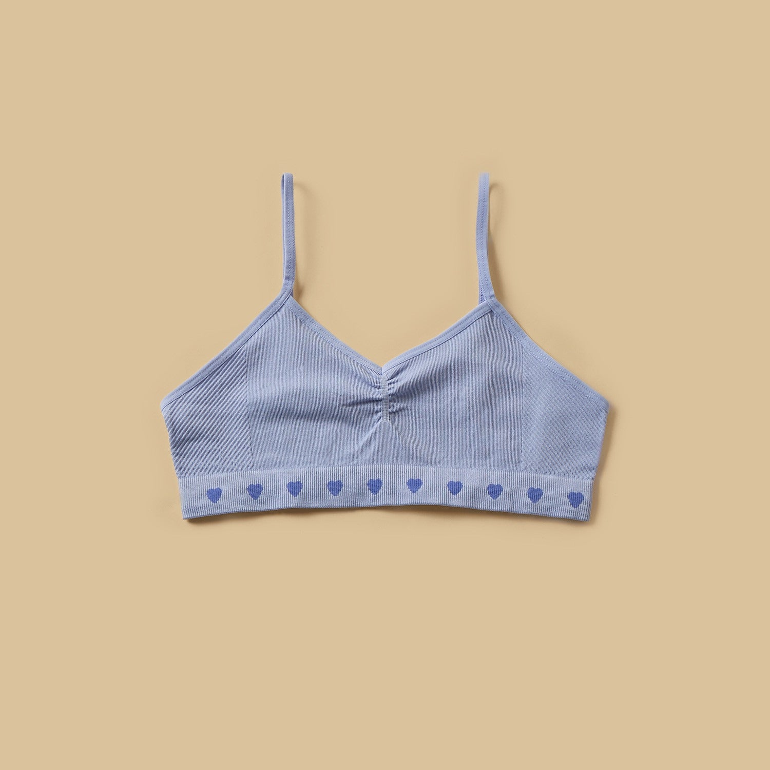 Pack of 2 - Heart Print Non-Padded Seamless Trainer Bra
