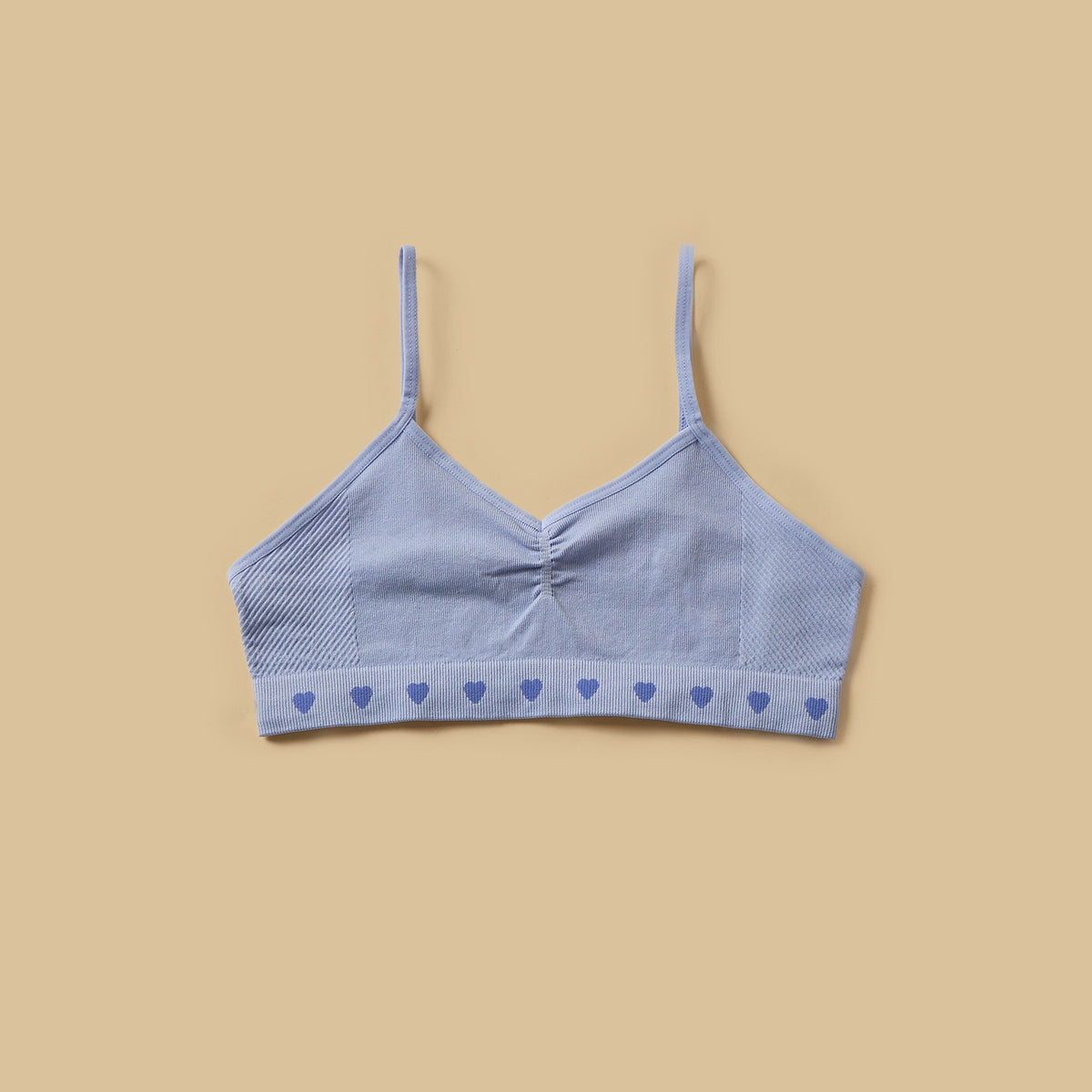 Pack of 2 - Heart Print Non-Padded Seamless Trainer Bra