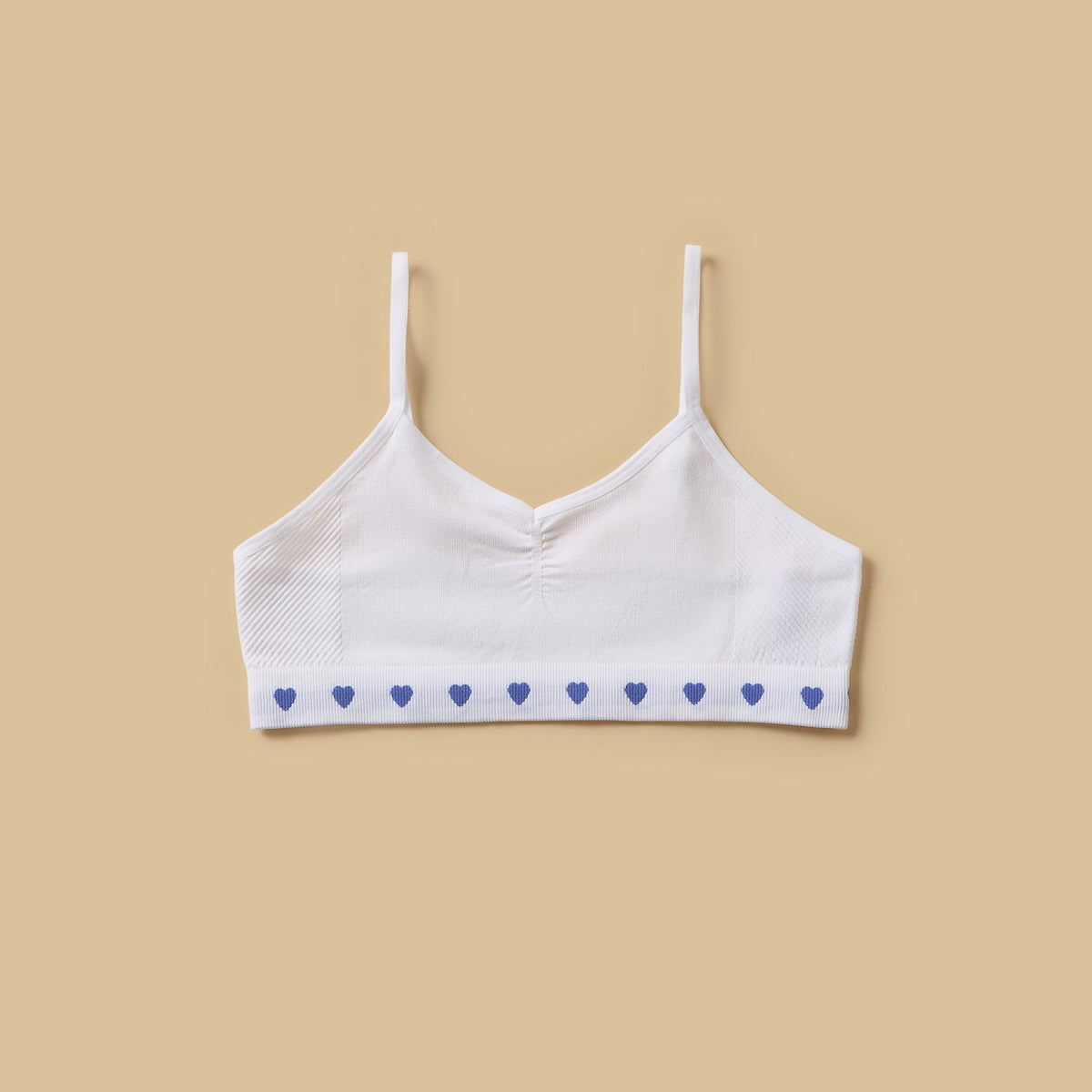 Pack of 2 - Heart Print Non-Padded Seamless Trainer Bra
