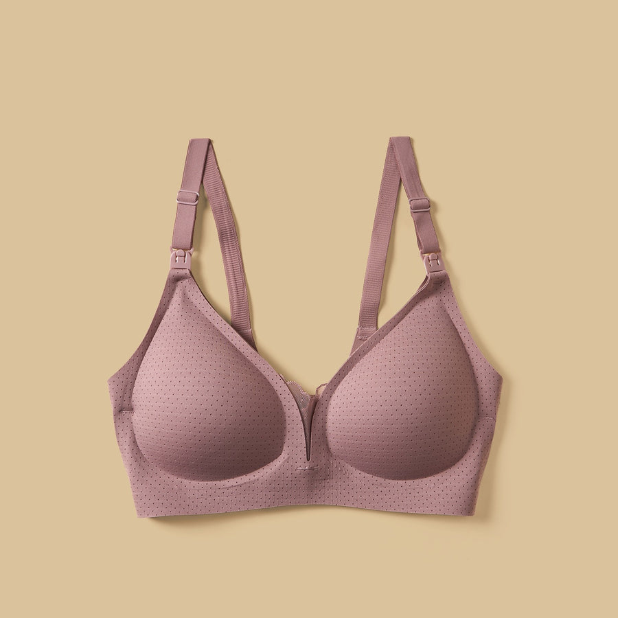 Textured Maternity Bra