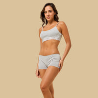 Lace Trim Seamless Bra