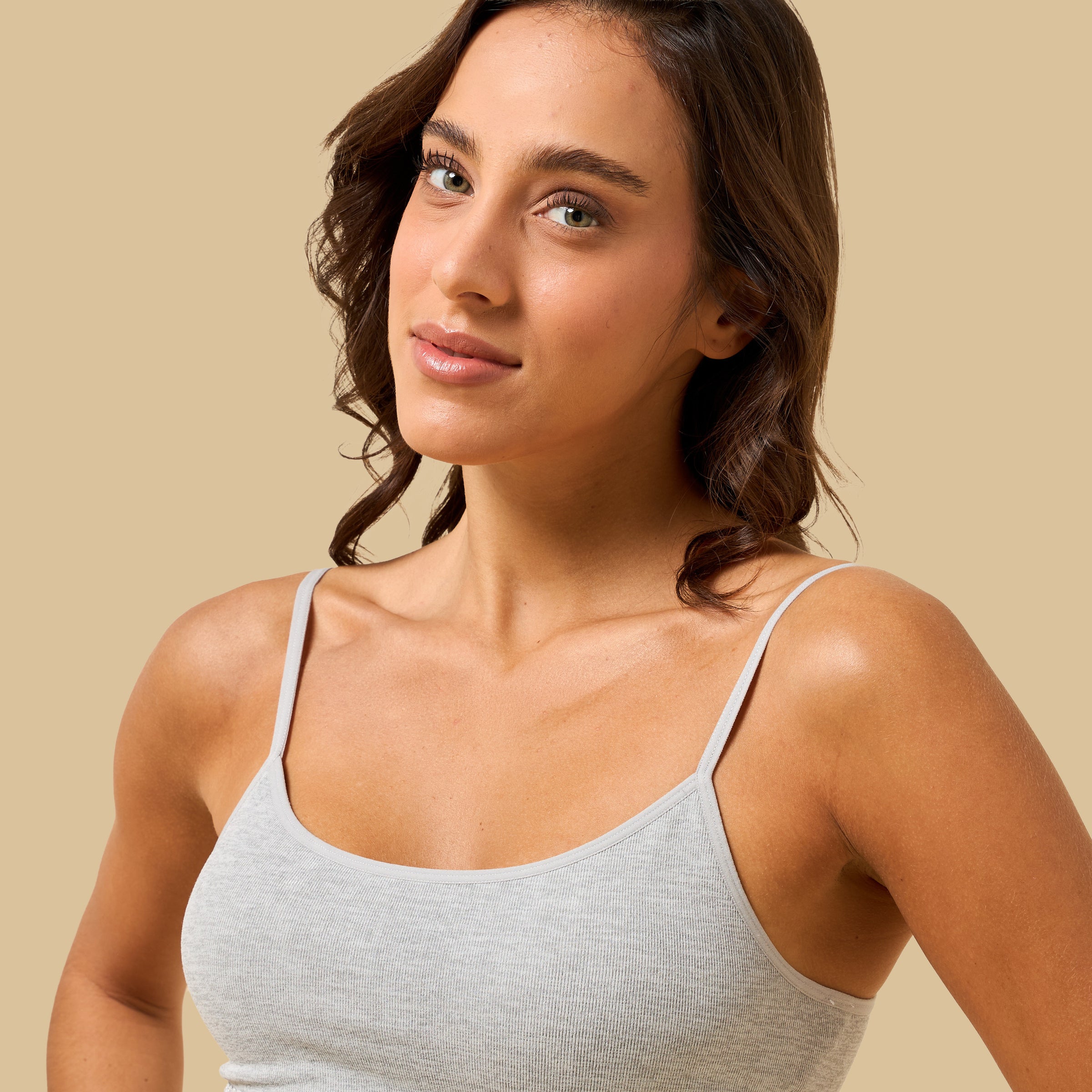 Lace Trim Seamless Bra